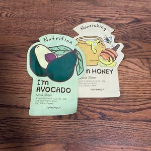pack of two tonymoly nourishing mask sheets